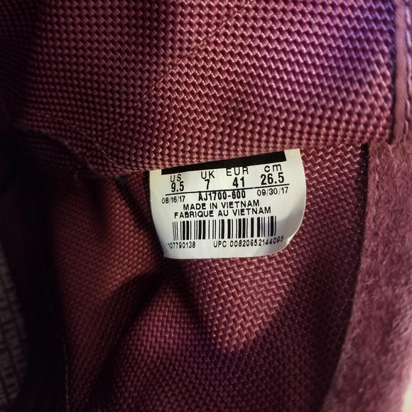 Nike SF Air Force 1 Force is Female Vintage Wine Size 9.5 AJ1700-600 - Picture 13 of 13